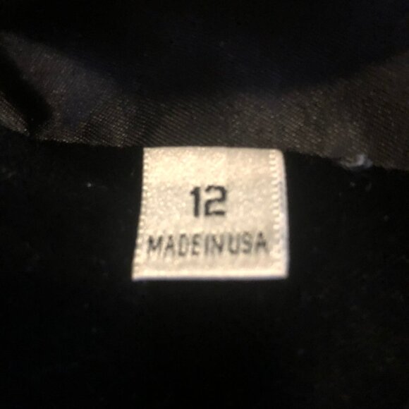 Vintage Evan-Picone Wool Blazer w/ Velvet Shawl Collar – Made in USA, Size 12 - Picture 14 of 16